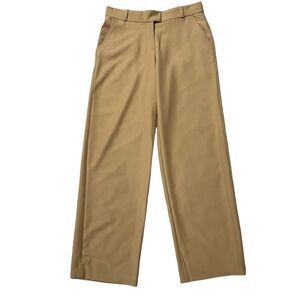 House of CB Cameron Trouser Pant SMALL Caramel Relaxed Wide Leg Career Capsule